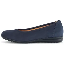 Gabor "Sportliche Ballerina", Damen, Gr. 38.5 blau, Schuhe Ballerina