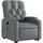 vidaXL Massagesessel mit Aufstehhilfe Kunstleder 142 x 75 x 100 cm Grau