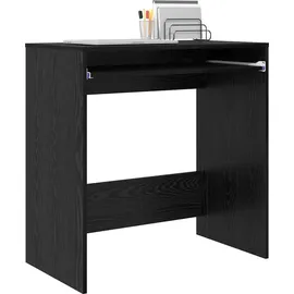 vidaXL Schreibtisch Schwarz Eichen-Optik 77,5 x 43 x 79 cm
