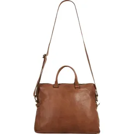 Harold's Submarine Handtasche Leder 38 cm Laptopfach braun