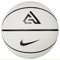 Nike Unisex – Erwachsene Playground 8P 2.0 G Antetokounmpo deflated Basketball, Pale Ivory/Black/Black/Black, 7