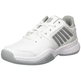 K-Swiss TENNIS COURT EXPRESS CARPET, White/High-Rise/Silver, 6 1⁄2