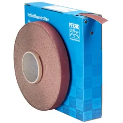 PFERD Korund Schleifbandrolle Gewebe SBR Breite 25mm Form B für universelle Anwendung - 45016006