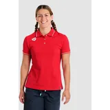 Arena Team Poloshirt Damen Baumwolle Einfarbig - Red - S