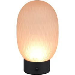 Tischleuchte LED FACETTE - braun