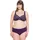 Ulla Popken Damen große Größen Übergrößen Plus Size Bügel-BH, Blütenspitze, Vollspitze aubergine 115C 727062846-115C