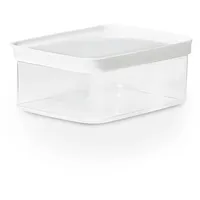 Emsa Optima rechteckig transparent/weiß 2 l