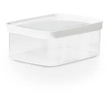 Emsa Optima rechteckig transparent/weiß 2 l