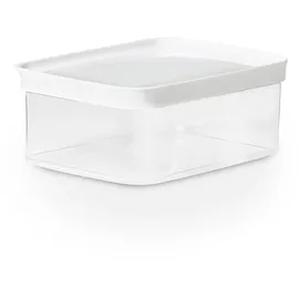 Emsa Optima rechteckig transparent/weiß 2 l