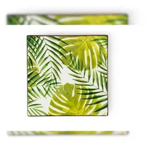 Excelsa Untersetzer Foliage Keramik 15 Cm Bunt