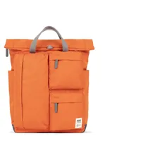 ROKA London Waterhouse Recycled Canvas Rucksack - Atomic Orange