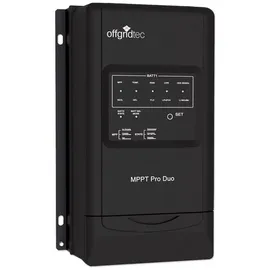 Offgridtec Offgridtec® MPPT Pro Duo Laderegler 30A 12V 24V für zwei Batteriekreisläufe