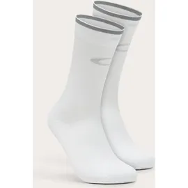 OAKLEY Cadence 2.0 Bikesocken 1 Paar Weiß/Grau 35-38