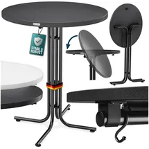 CASARIA Stehtisch Ø 80 x 110 cm Grau