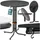 CASARIA Stehtisch Ø 80 x 110 cm Grau