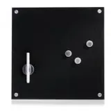 Zeller Glas-Magnettafel 40,0 x 40,0 cm schwarz