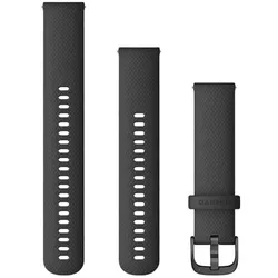Garmin Schnellwechsel-armband, Silikon schwarz/schiefergrau 20 mm