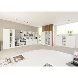 Hammerbacher V6200 Garderobenschrank 80x0x200 weiß