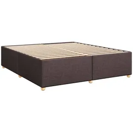 vidaXL Boxspringbett 180 x 200 cm Dunkelbraun