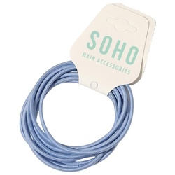 SOHO Ellie Haargummi Blau Grau Damen 
