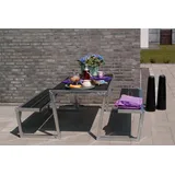 Plus Zigma 176 x 190 x 73 cm Schwarz