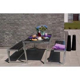 Plus Zigma 176 x 190 x 73 cm Schwarz