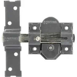 WOLFPACK PROFESSIONAL LINE - B-5 Riegel mit Schlüssel und Druckknopf 143mm runder Zylinder 50mm