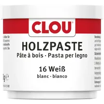 Clou Holzpaste 150 g weiß