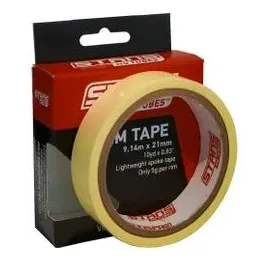 Stans No Tubes Felgenband Tubeless 9 m x 39 mm - gelb