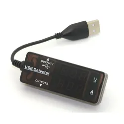 USB Ampere- / Voltmeter 2-fach