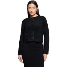 Betty Barclay Strick-Cardigan mit aufgesetzten Taschen Schwarz 38