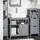 SoBuy Waschbeckenunterschrank 60 x 60 cm Grau