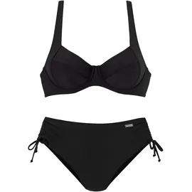 LASCANA Bügel-Bikini Damen Schwarz 42 Cup C