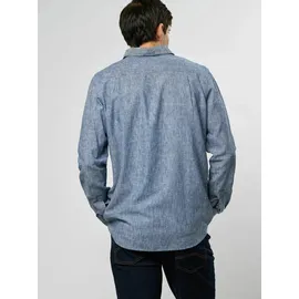 MCS Leinenhemd Blau L