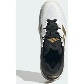 adidas Damen/Herren Handball Hallenschuhe / Court Stabil weiß/schwarz