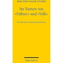 Mohr Siebeck Im Namen von "Führer" und 'Volk',