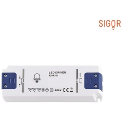 SIGOR LED Netzteil 24V, IP20, geeignet für Möbeleinbau (MM), 20W, 1.25A SIG-9204301