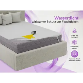 MKS Meble VITA Matratzenschoner 160 x 200 cm weiß