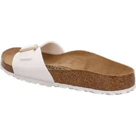 Birkenstock Madrid Birko-Flor Lack schmal patent white 41