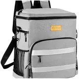 Kühlrucksack 30L faltbar mit 24 Stunden Kühlleistung für Camping Wasserdicht