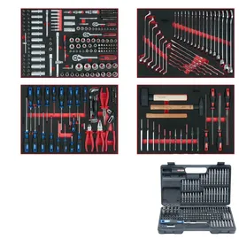KS Tools Werkzeugwagen Chrom-Vanadium-Stahl 21,8 kg mit Bestückung