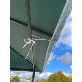 Quick Star Pavillon Schutzhaube 3 x 4 m Transparent