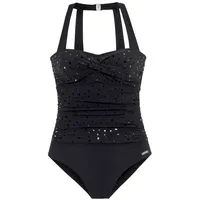 LASCANA Badeanzug Damen Schwarz 50 Cup C