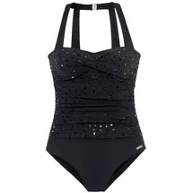 LASCANA Badeanzug Damen Schwarz 50 Cup C