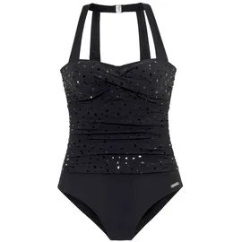LASCANA Badeanzug Damen Schwarz 50 Cup C