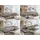 MKS Meble Ecksofa U-form Cord 2-Sitzer Grau