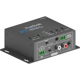 PURETOOLS - Audio Verstärker 2x20W (Klasse D), 2 Leitungseingänge & 1 MIC Eingang