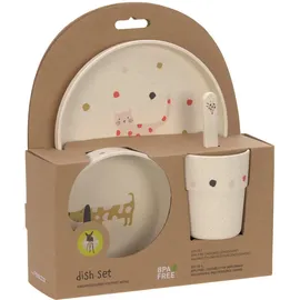 Lässig Kindergeschirr-Set Little Mateys spicy orange