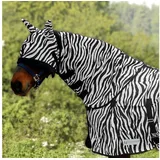 Waldhausen Ekzemerdecke Fliegenhalsdecke Zebra Warmblut Schwarz/Weiß