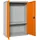 Proregal AMEGO Stahlschrank 90 x 80 x 40 cm Orange-Grau